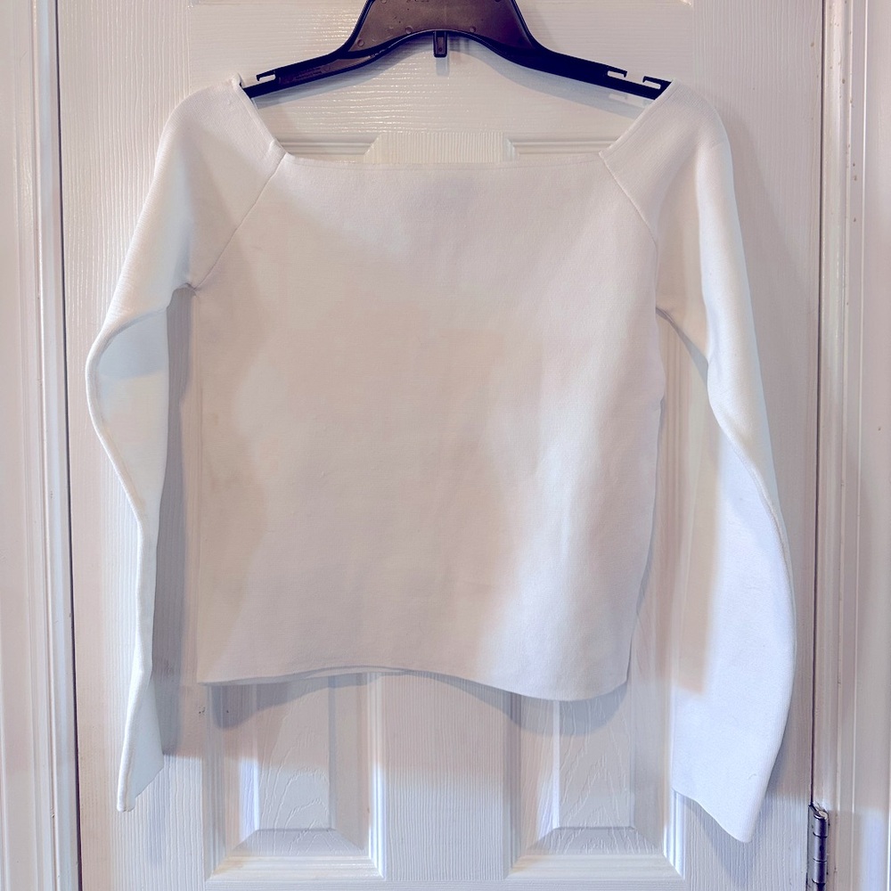 NWOT pure white Zara top